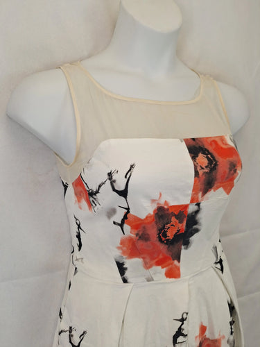 Veronika Maine Classy Mesh A Line Midi Dress Size 14 by SwapUp-Online Second Hand Store-Online Thrift Store