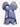 Veronika Maine Cobalt Floral Gathered Wrap Midi Dress Size 14 by SwapUp-Online Second Hand Store-Online Thrift Store