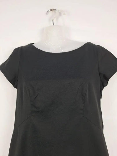Veronika Maine Cross Back Little Black Dress Size 8 by SwapUp-Online Second Hand Store-Online Thrift Store