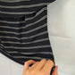 Veronika Maine Elegant Off Shoulder Stripe Top Size M by SwapUp-Online Second Hand Store-Online Thrift Store