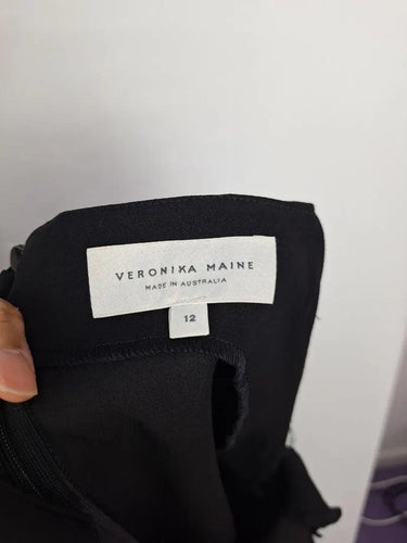 Veronika Maine Elegant Tailored Staple Midi Dress Size 12 by SwapUp-Online Second Hand Store-Online Thrift Store