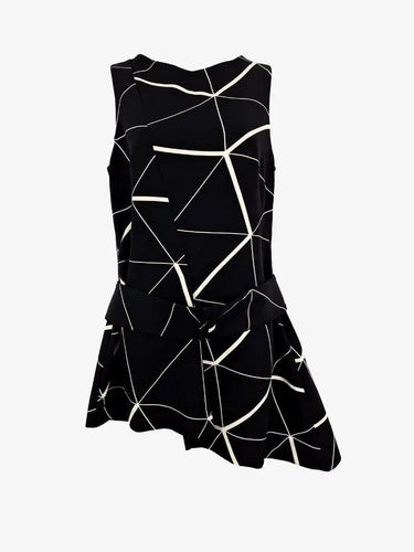 Veronika Maine Elevated Geometric Asymmetrical Tank Top Size 8 by SwapUp-Online Second Hand Store-Online Thrift Store