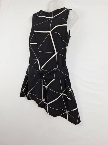 Veronika Maine Elevated Geometric Asymmetrical Tank Top Size 8 by SwapUp-Online Second Hand Store-Online Thrift Store