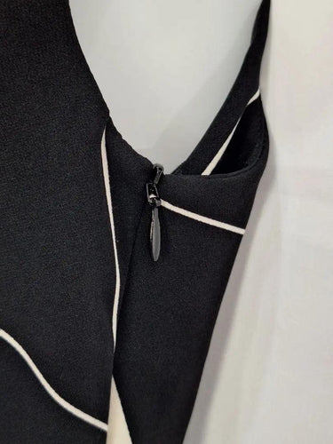 Veronika Maine Elevated Geometric Asymmetrical Tank Top Size 8 by SwapUp-Online Second Hand Store-Online Thrift Store