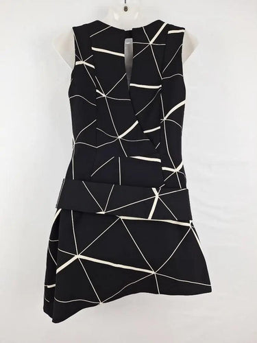 Veronika Maine Elevated Geometric Asymmetrical Tank Top Size 8 by SwapUp-Online Second Hand Store-Online Thrift Store