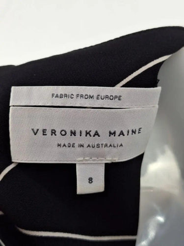Veronika Maine Elevated Geometric Asymmetrical Tank Top Size 8 by SwapUp-Online Second Hand Store-Online Thrift Store