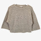 Veronika Maine Horizontal Ribbed Cropped Knit Jumper Size S by SwapUp-Online Second Hand Store-Online Thrift Store