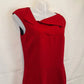 Veronika Maine Merlot Tailored Office Midi Dress Size 8 by SwapUp-Online Second Hand Store-Online Thrift Store