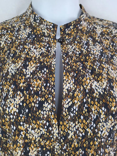Veronika Maine Mini Python Trapeze Mini Dress Size 16 by SwapUp-Online Second Hand Store-Online Thrift Store