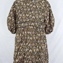 Veronika Maine Mini Python Trapeze Mini Dress Size 16 by SwapUp-Online Second Hand Store-Online Thrift Store