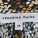 Veronika Maine Mini Python Trapeze Mini Dress Size 16 by SwapUp-Online Second Hand Store-Online Thrift Store