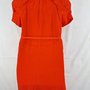 Veronika Maine Orange Silky Mini Dress Size 12 by SwapUp-Online Second Hand Store-Online Thrift Store