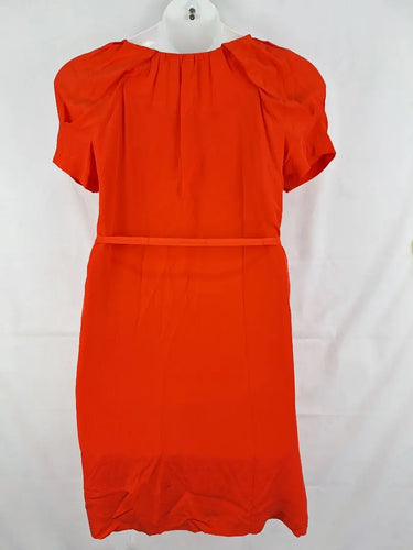 Veronika Maine Orange Silky Mini Dress Size 12 by SwapUp-Online Second Hand Store-Online Thrift Store