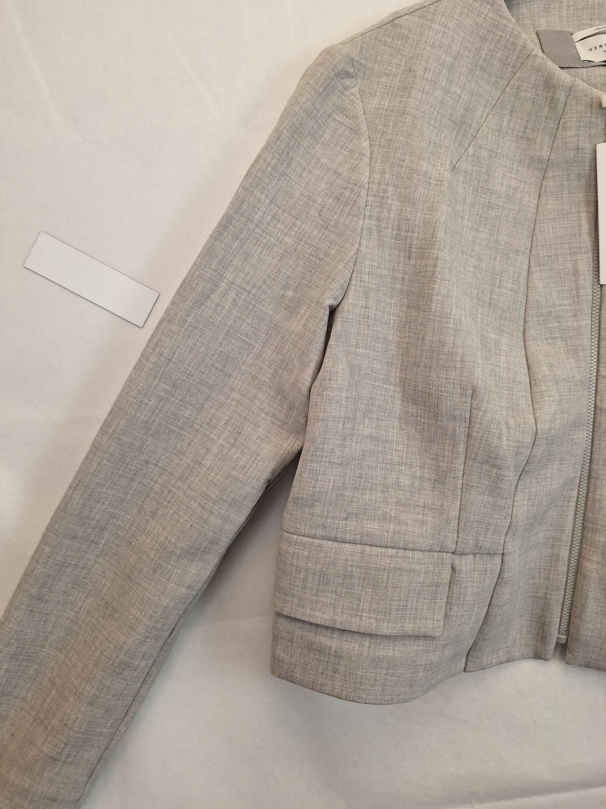 Veronika Maine Sophisticated Zip Through Jacket Size 14 by SwapUp-Online Second Hand Store-Online Thrift Store