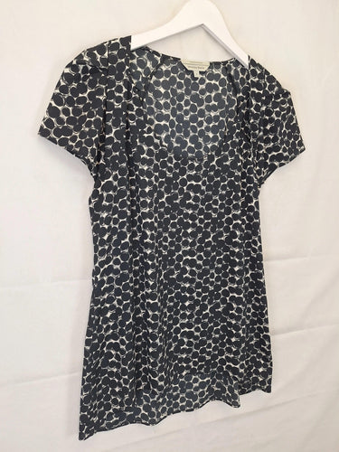Second-Hand - Veronika Maine Spotted Scoop Work Top Size 8 - SwapUp