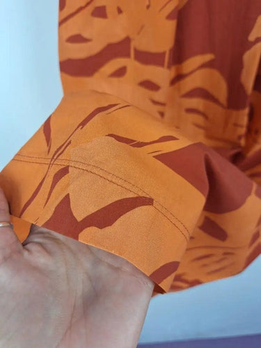 Veronika Maine Tropical Belted Flared Sleeve MIdi Dress Size 10 by SwapUp-Online Second Hand Store-Online Thrift Store