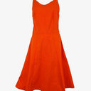 Veronika Maine Vibrant Tailored A-Line Midi Dress Size 10 by SwapUp-Online Second Hand Store-Online Thrift Store