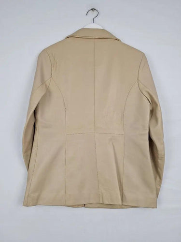 Via Reggio Vintage Genuine Leather Zip Up AS IS Jacket Size 10 by SwapUp-Online Second Hand Store-Online Thrift Store