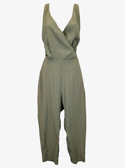 Viktoria & Woods Everyday V Neck Sage Jumpsuit Size 12 by SwapUp-Online Second Hand Store-Online Thrift Store
