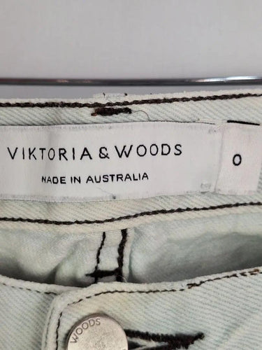 Viktoria & Woods Light Wash Slim Fit Denim Jeans Size 6 by SwapUp-Online Second Hand Store-Online Thrift Store