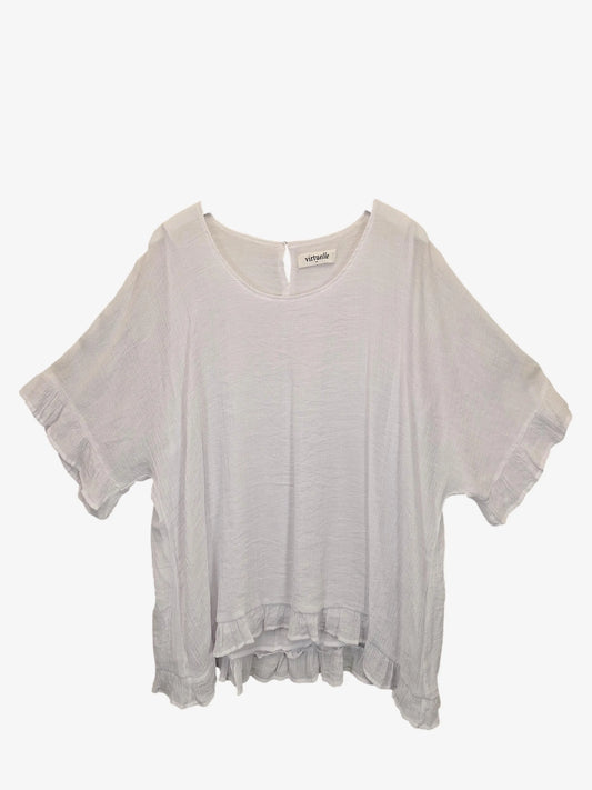 Virtuelle Ivory Basic Top Size 24 by SwapUp-Online Second Hand Store-Online Thrift Store