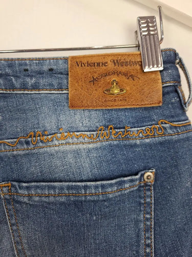 Vivienne Westwood Distressed Skinny Denim Jeans Size M by SwapUp-Online Second Hand Store-Online Thrift Store