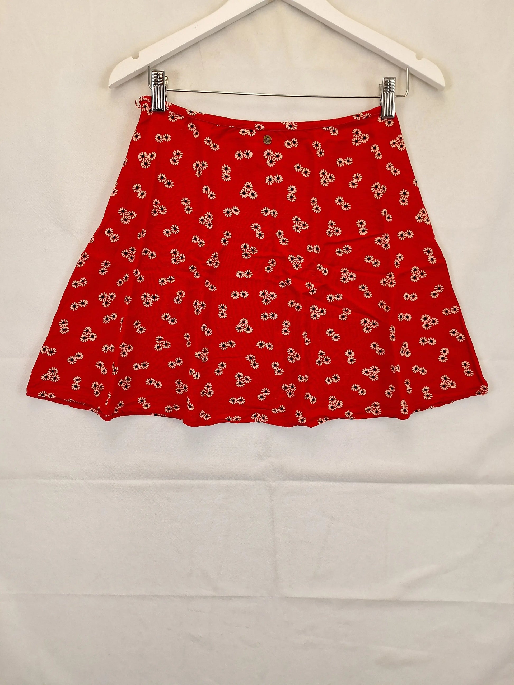Volcom A Line Summer Floral Mini Skirt Size S by SwapUp-Online Second Hand Store-Online Thrift Store