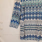 W. Lane Geo Print V Neck Top Size S by SwapUp-Online Second Hand Store-Online Thrift Store