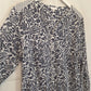 W. Lane Navy Contrast Light Fauna Blouse Size 16 by SwapUp-Online Second Hand Store-Online Thrift Store