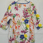 W. Lane Vibrant Floral Trimmed Swim Coverup Top Size 14 by SwapUp-Online Second Hand Store-Online Thrift Store