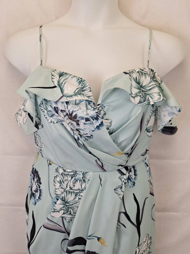 Wayne Cooper Off Shoulder Floral  Dress Size 12 by SwapUp-Online Second Hand Store-Online Thrift Store