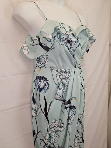 Wayne Cooper Off Shoulder Floral  Dress Size 12 by SwapUp-Online Second Hand Store-Online Thrift Store