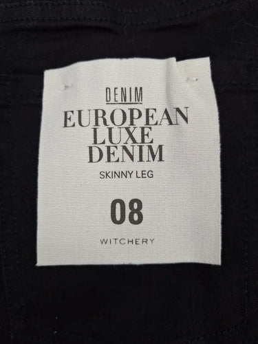 Welt Pocket Skinny Crop Denim Jeans Pants Size 8 by SwapUp-Online Second Hand Store-Online Thrift Store