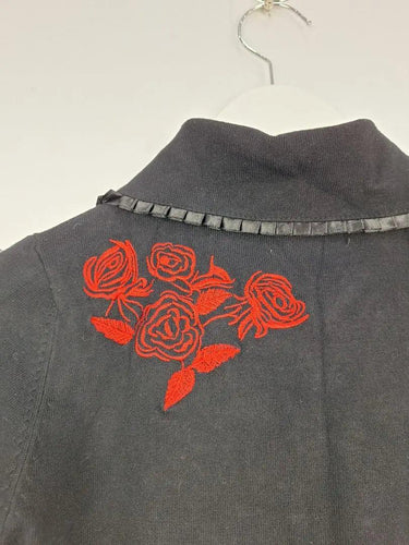 Wheels & Dollbaby Vintage Rose Embroidery Cardigan Size 8 by SwapUp-Online Second Hand Store-Online Thrift Store
