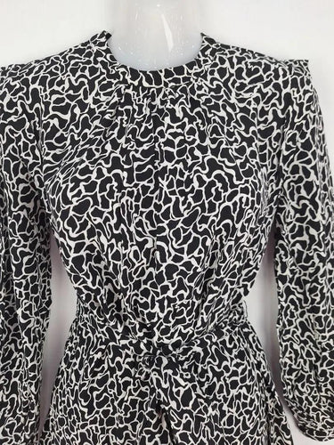 Whistles Abstract Swirl Mini Dress Size 6 by SwapUp-Online Second Hand Store-Online Thrift Store