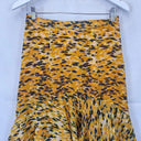 Whistles Classy Ruffle Printed Midi Skirt Size 8 by SwapUp-Online Second Hand Store-Online Thrift Store