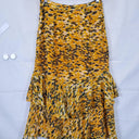Whistles Classy Ruffle Printed Midi Skirt Size 8 by SwapUp-Online Second Hand Store-Online Thrift Store