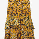 Whistles Classy Ruffle Printed Midi Skirt Size 8 by SwapUp-Online Second Hand Store-Online Thrift Store