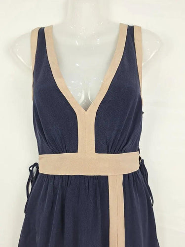 Whistles Lace Up Silk Summer Dress Size 6 by SwapUp-Online Second Hand Store-Online Thrift Store
