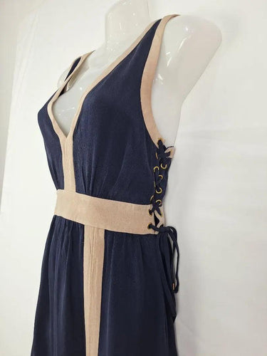 Whistles Lace Up Silk Summer Dress Size 6 by SwapUp-Online Second Hand Store-Online Thrift Store
