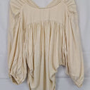 White Closet Draped Lemon Blouse Top Size 10 by SwapUp-Online Second Hand Store-Online Thrift Store