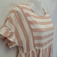 White Closet Dusty Pink Striped Smock Mini Dress Size 6 by SwapUp-Online Second Hand Store-Online Thrift Store