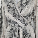 White Closet Python Draped Belted Midi Dress Size S by SwapUp-Online Second Hand Store-Online Thrift Store