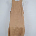 White Closet Sandy Linen Blanket Stitch Dress Size 12 by SwapUp-Online Second Hand Store-Online Thrift Store