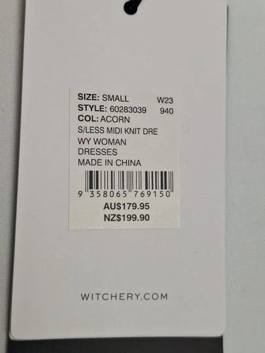 Witchery Acorn Knit Midi Dress Size S by SwapUp-Online Second Hand Store-Online Thrift Store