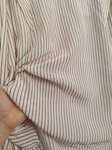 Witchery Amber Stripped Mock Neck Shirt Size 8 by SwapUp-Online Second Hand Store-Online Thrift Store
