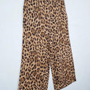 Witchery Animal Print Cropped Wide Leg Pants Size 8 by SwapUp-Online Second Hand Store-Online Thrift Store
