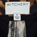 Witchery Animal Print Cropped Wide Leg Pants Size 8 by SwapUp-Online Second Hand Store-Online Thrift Store