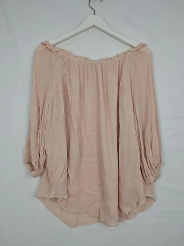 Witchery Ballerina Textured Blouse Size 8 by SwapUp-Online Second Hand Store-Online Thrift Store