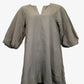 Witchery Balloon Sleeves Ash Gray Midi Dress Size 10 by SwapUp-Online Second Hand Store-Online Thrift Store